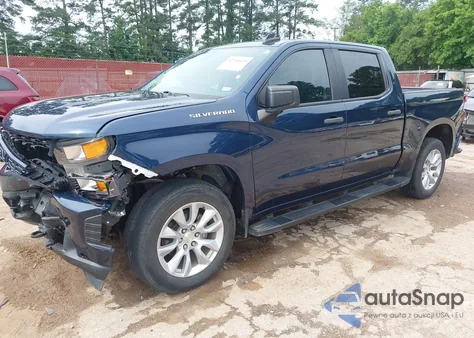 2020 Chevrolet Silverado 1500 2Wd Short Bed Custom z USA, uszkodzony, nr VIN 3GCPWBEH8LG135217